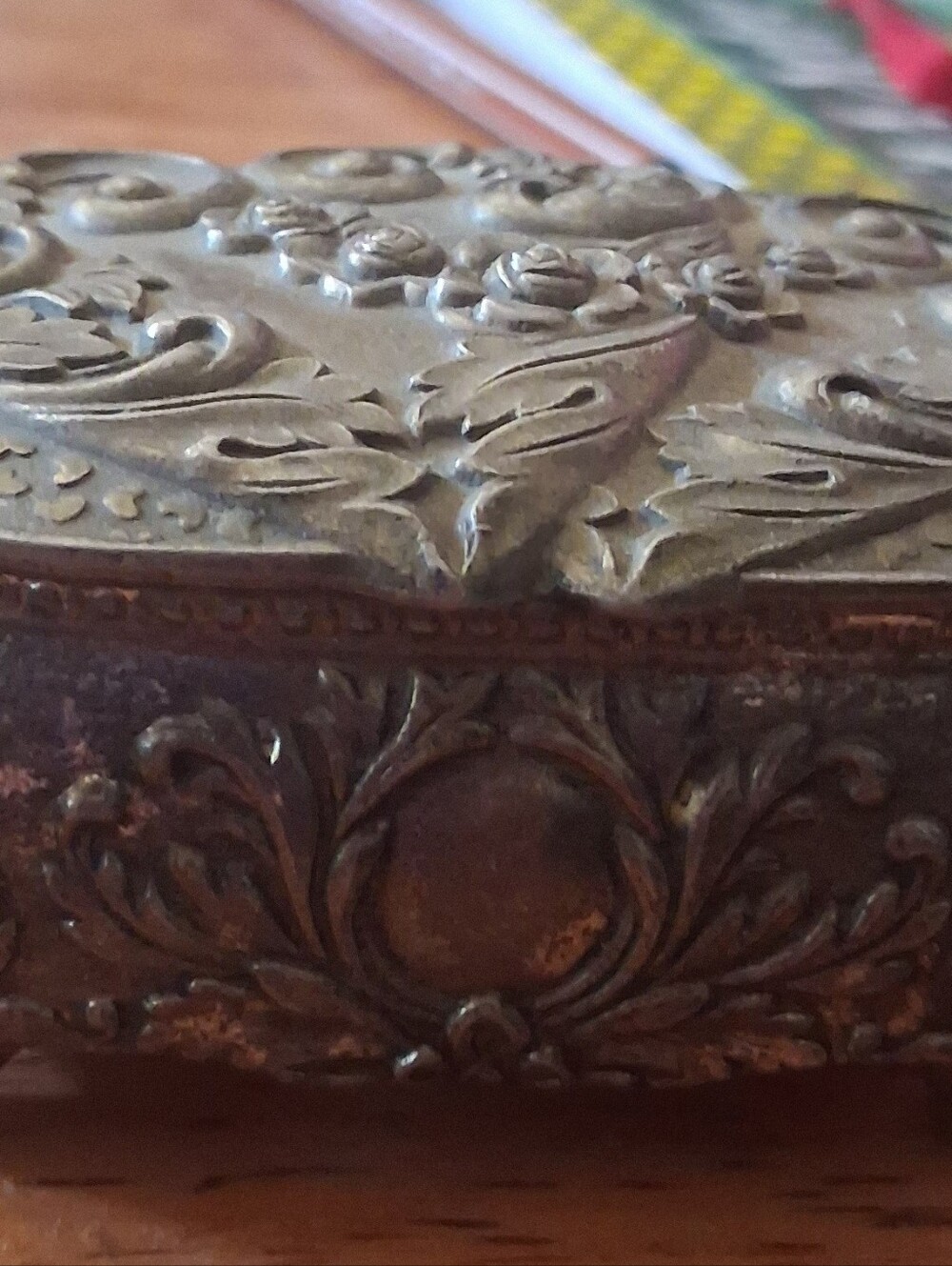 Vintage Art Nouveau box